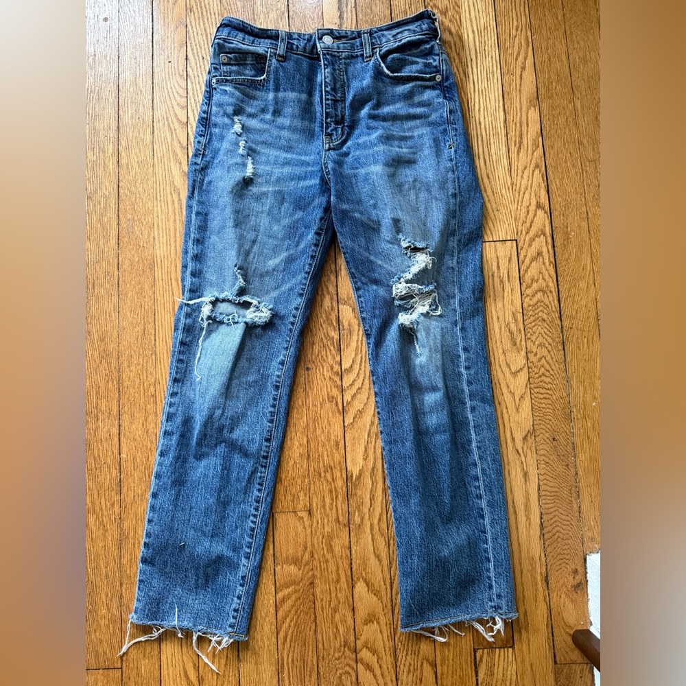 Anthropologie Pilcro The Vintage Straight Jeans - Size 28